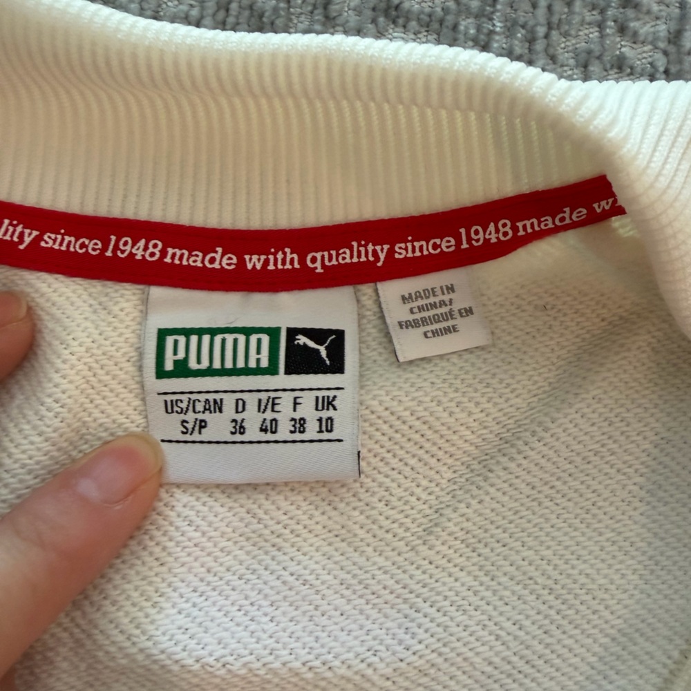 Puma Red Athletic Top with Subtle Logo Patch - Picture 5 of 6